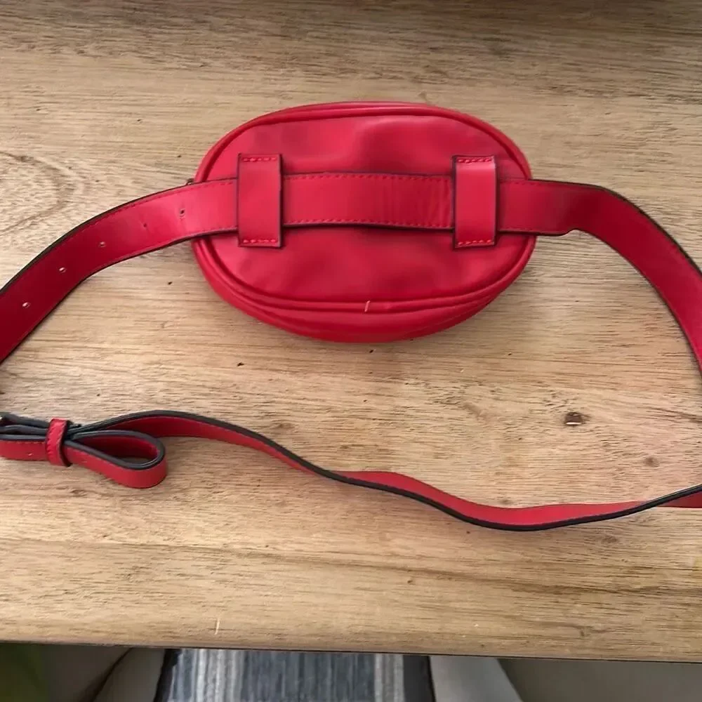 A new day red fanny pack  waist belt waist pack